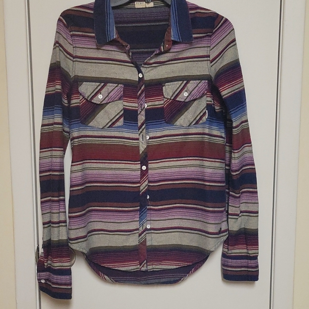 3 for $10 Women's Roxy Long Sleeved Button Down